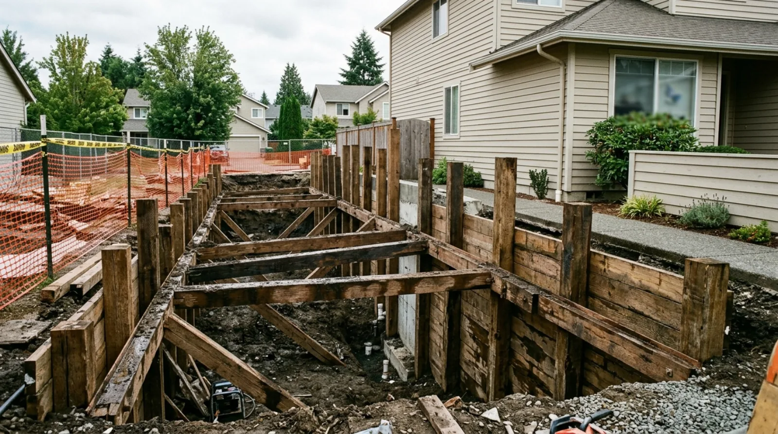 Excavating beside a neighbour: what the code requires of you