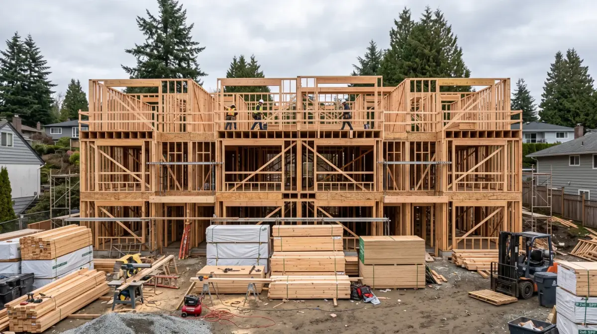 What drives construction cost on a small multiplex