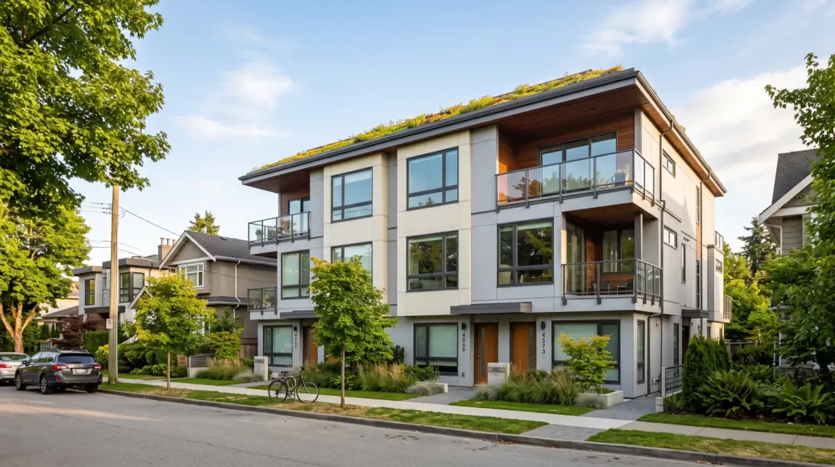 Vancouver's net-zero bonus: 19% more buildable space on your multiplex lot